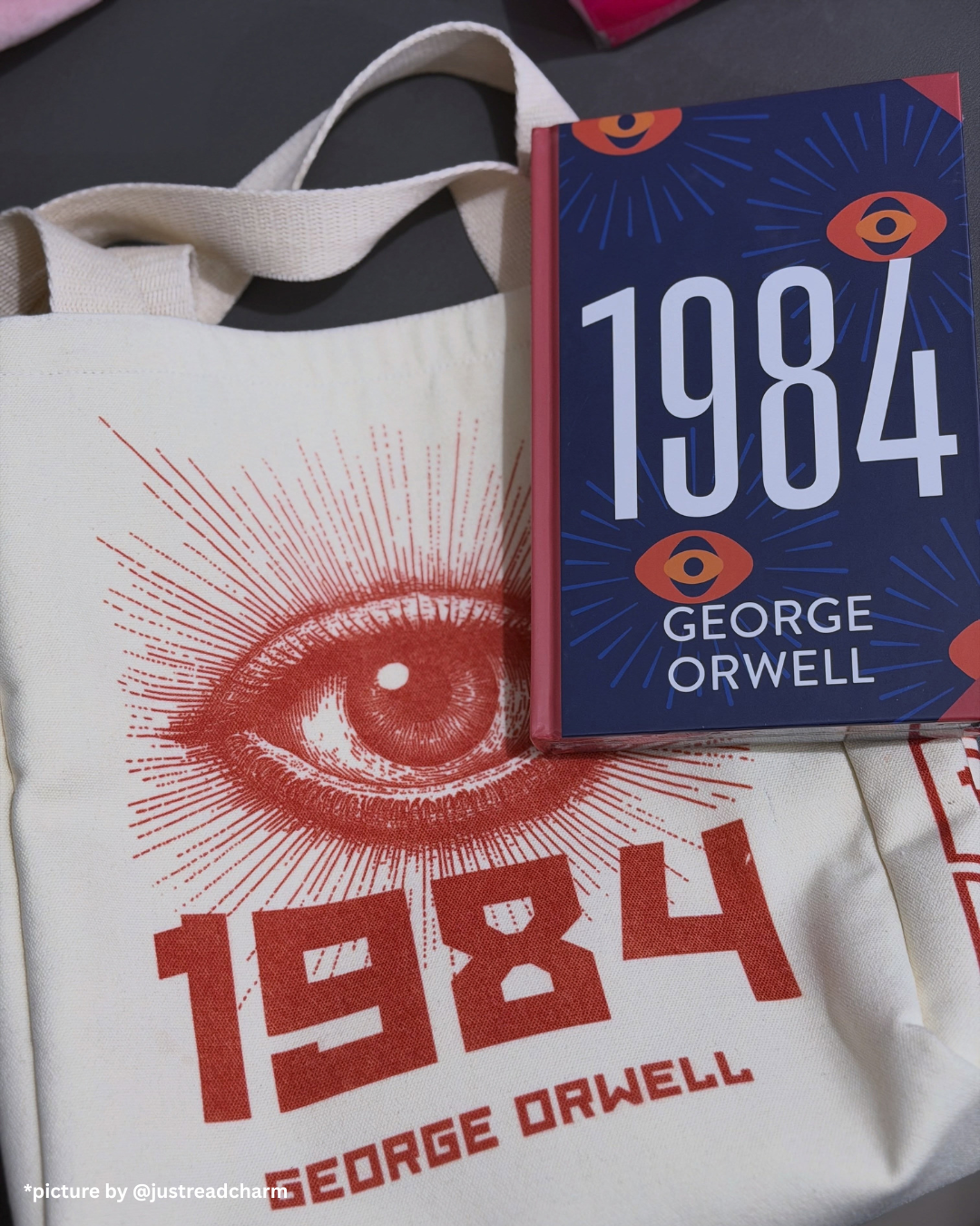 1984 by George Orwell Tote Bag