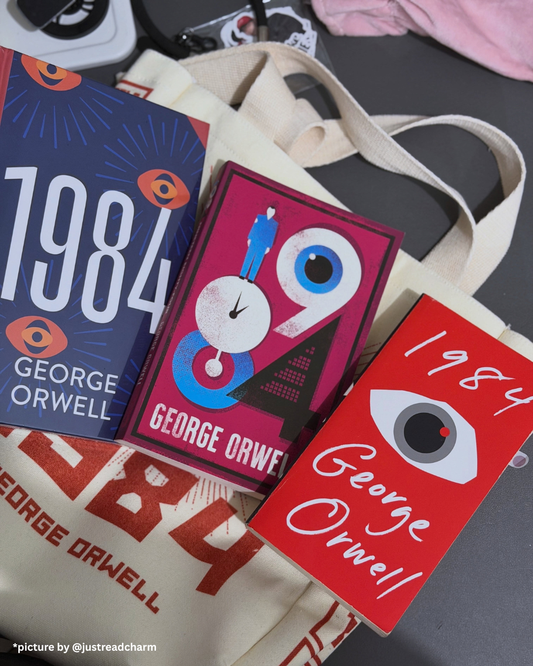 1984 by George Orwell Tote Bag