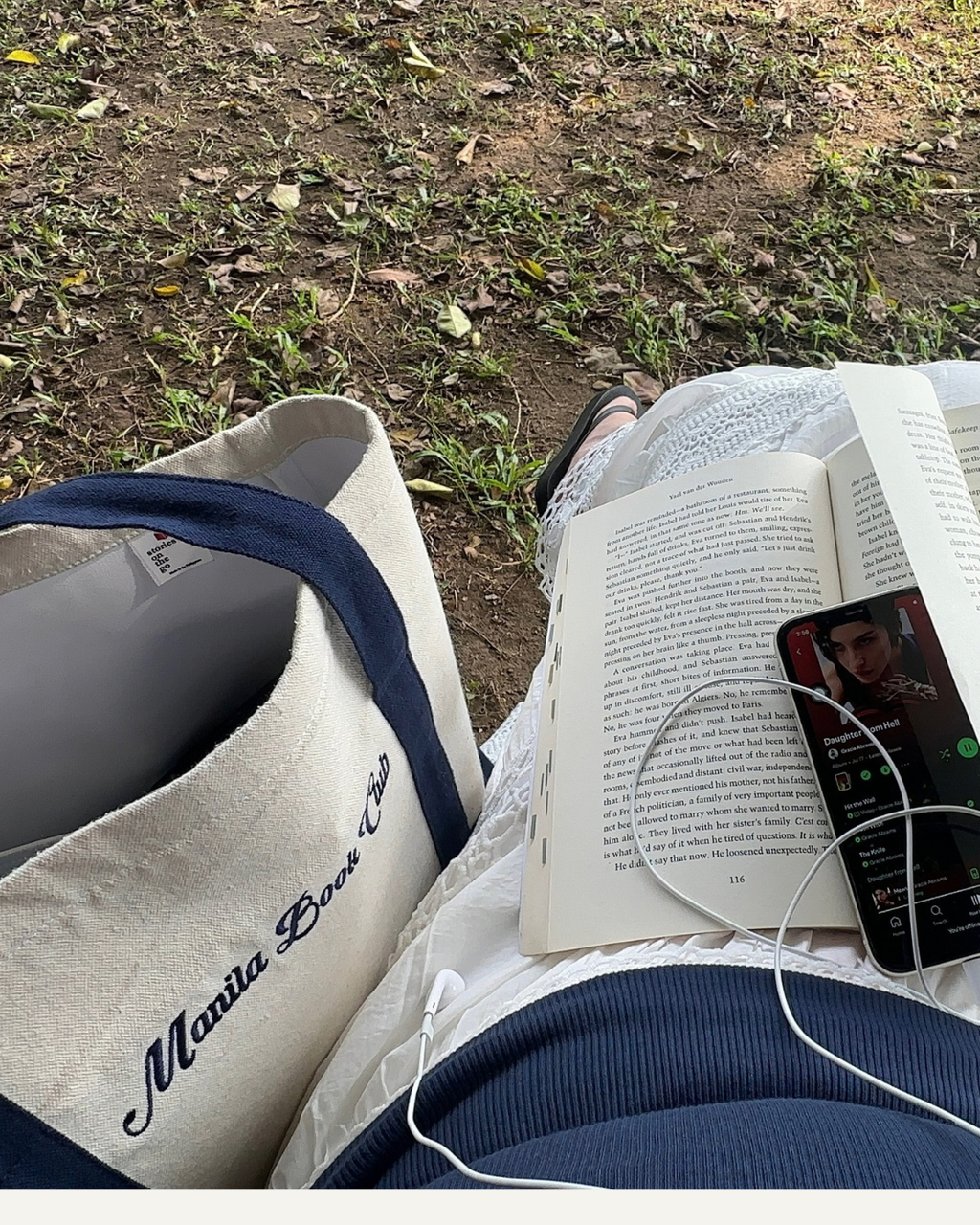 Manila Book Club Boat Tote